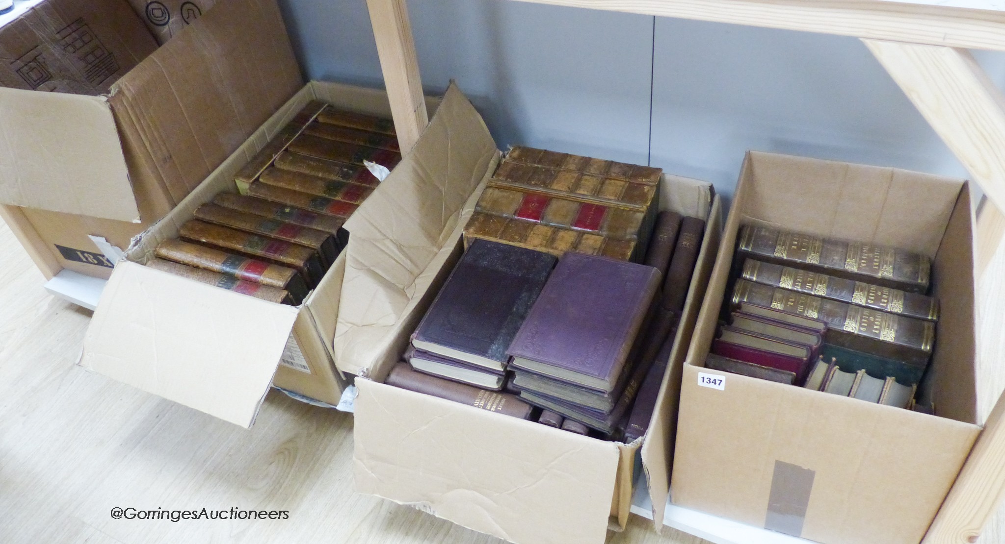 Collection of various bound books to include; History of England, Sussex Archeology Collections, Transactions of the London and Middlesex Archeological Society etc.